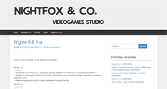 Desktop Screenshot of nightfoxandco.com